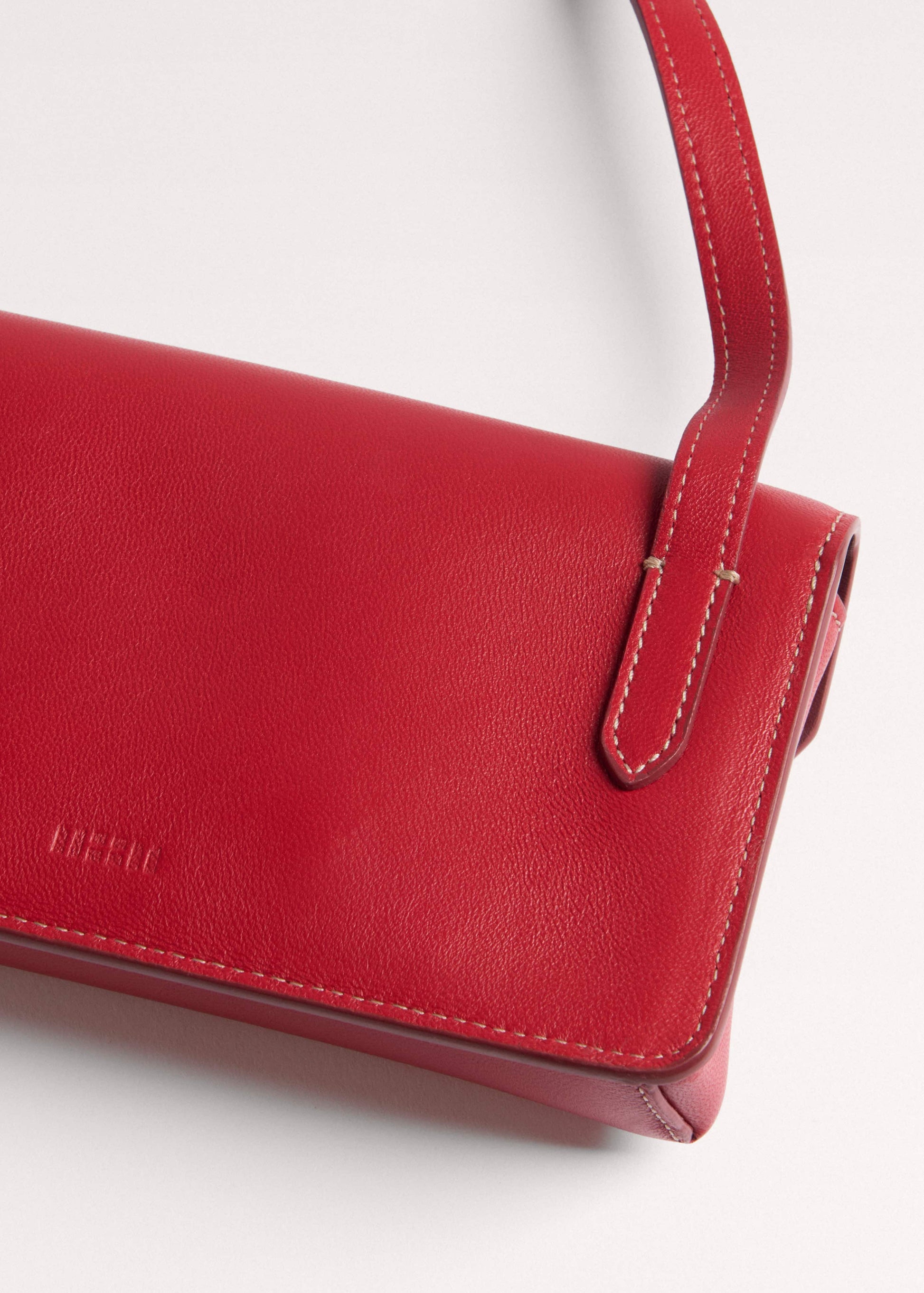 ME and EM Accessories Red Leather Small Pouch