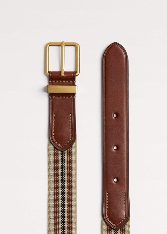ME and EM Accessories Brown Elastic Stretch Belt