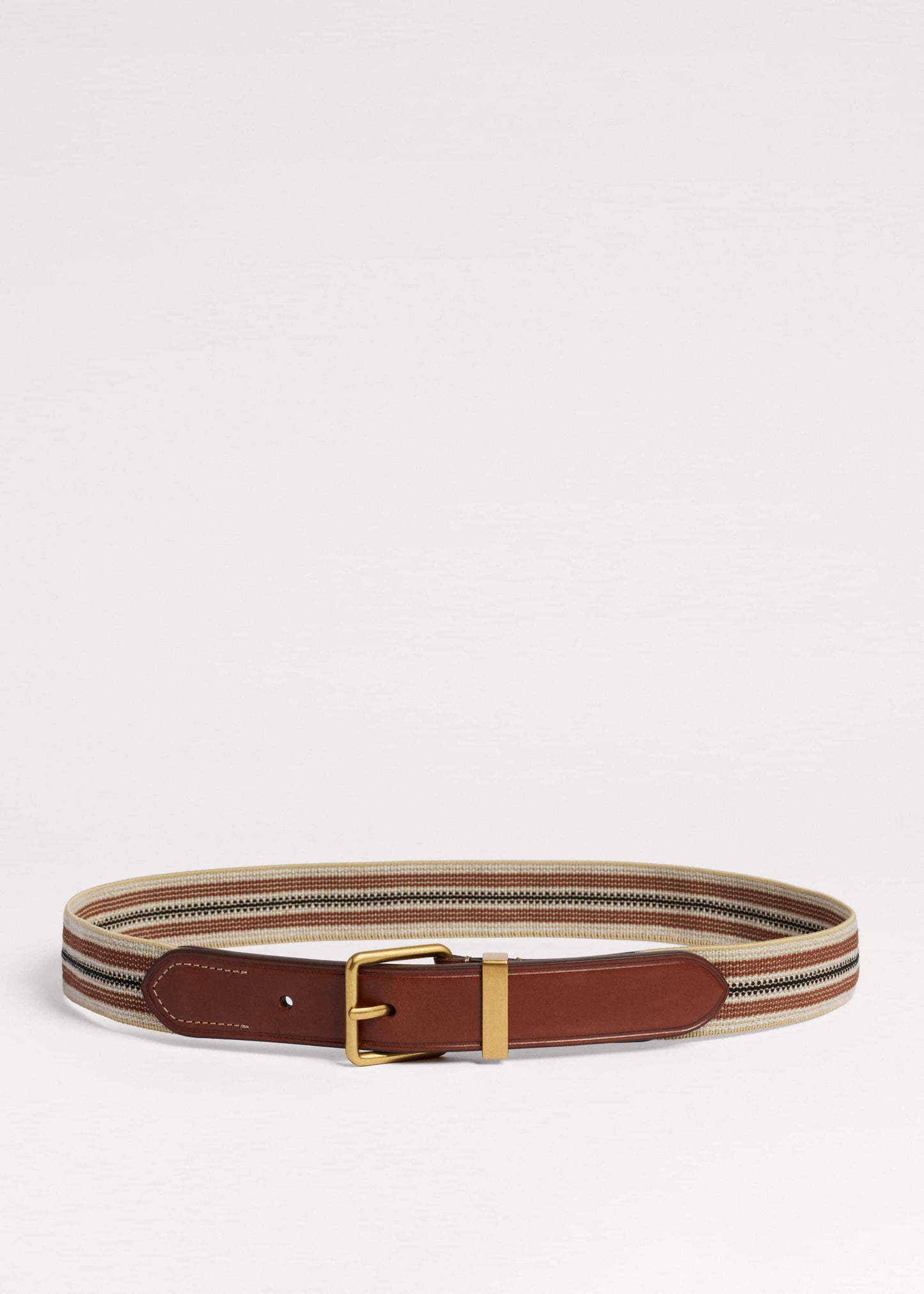 ME and EM Accessories Brown Elastic Stretch Belt