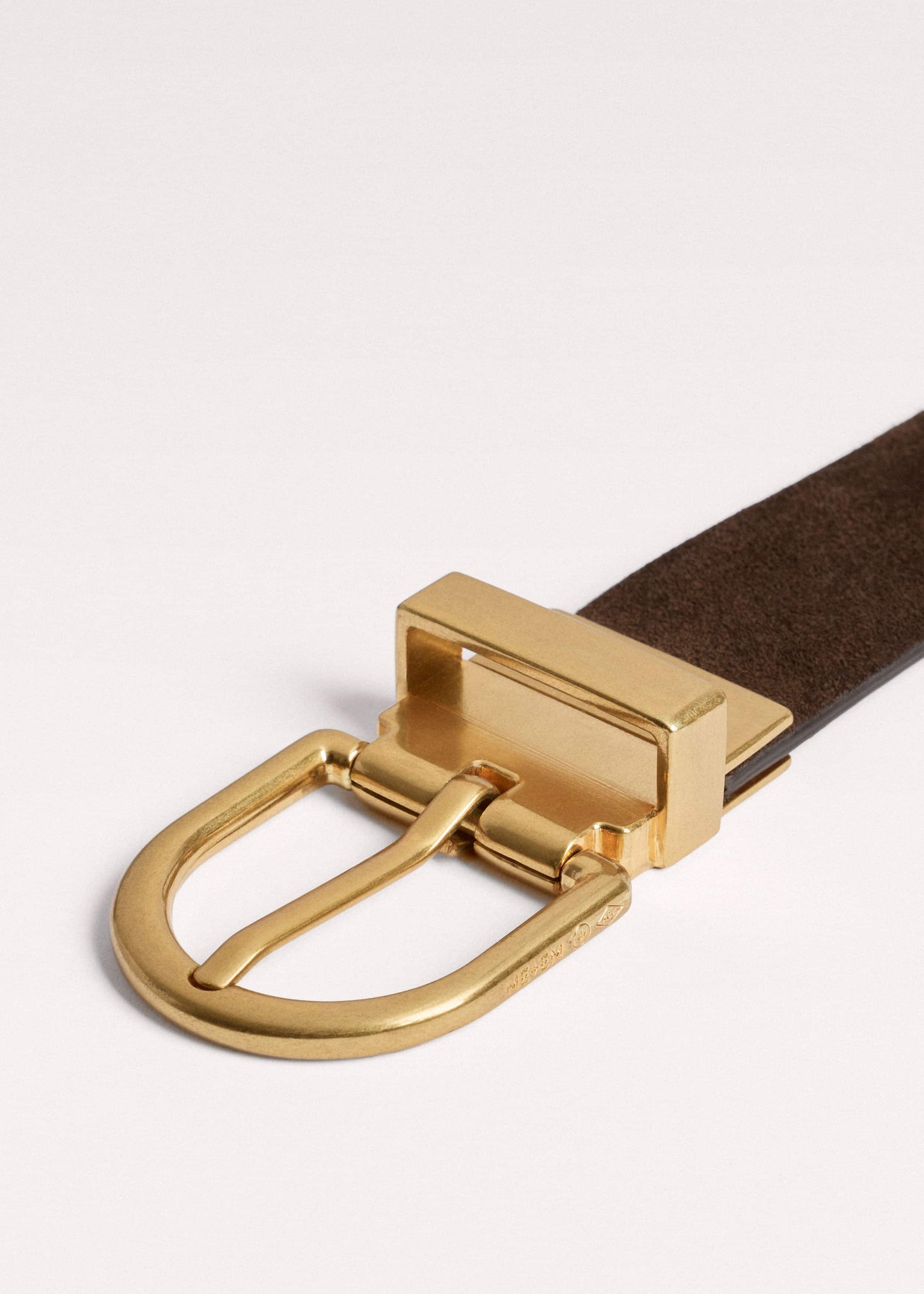 ME and EM Accessories Chocolate + Tan Reversible Belt