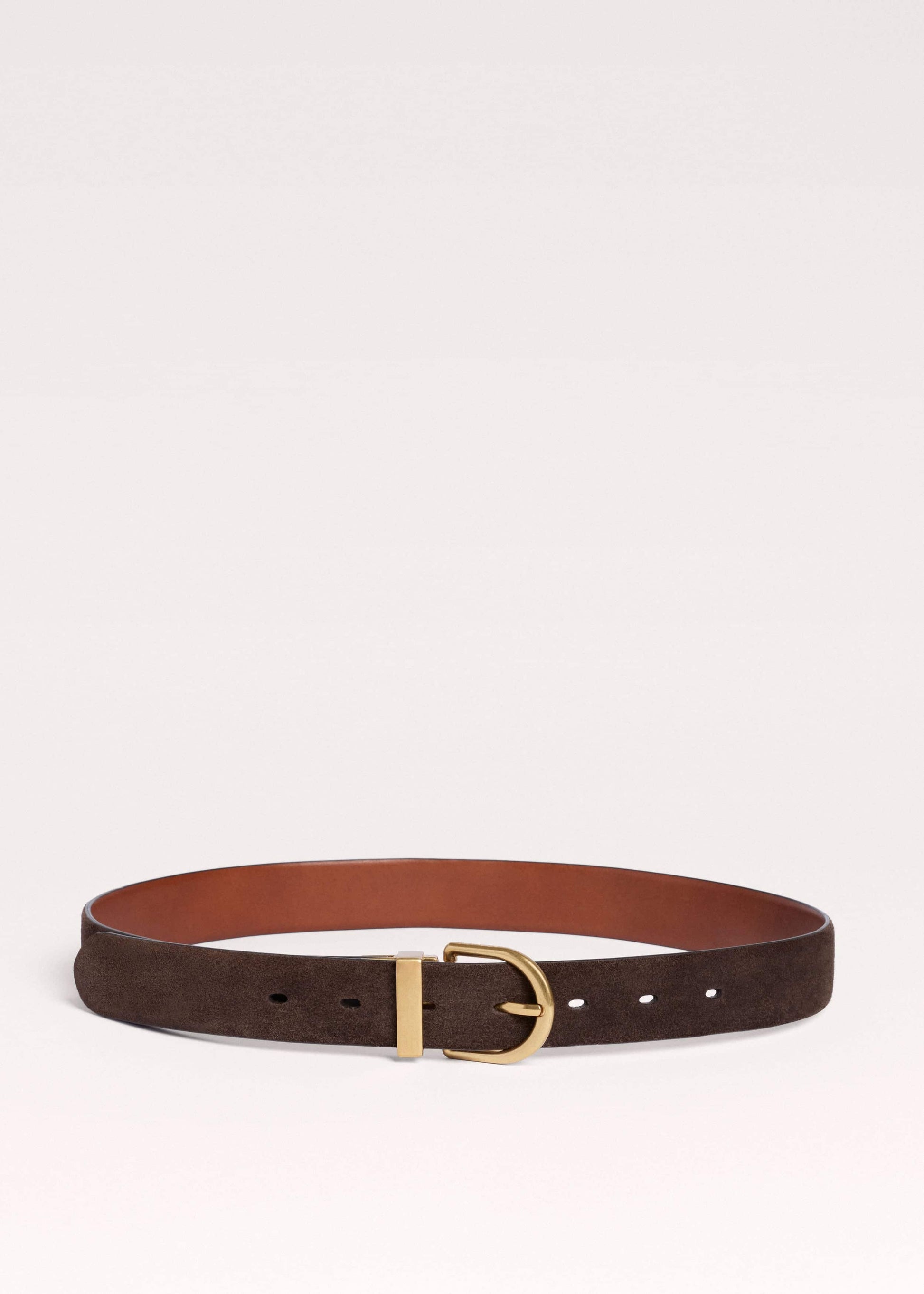 ME and EM Accessories Chocolate + Tan Reversible Belt