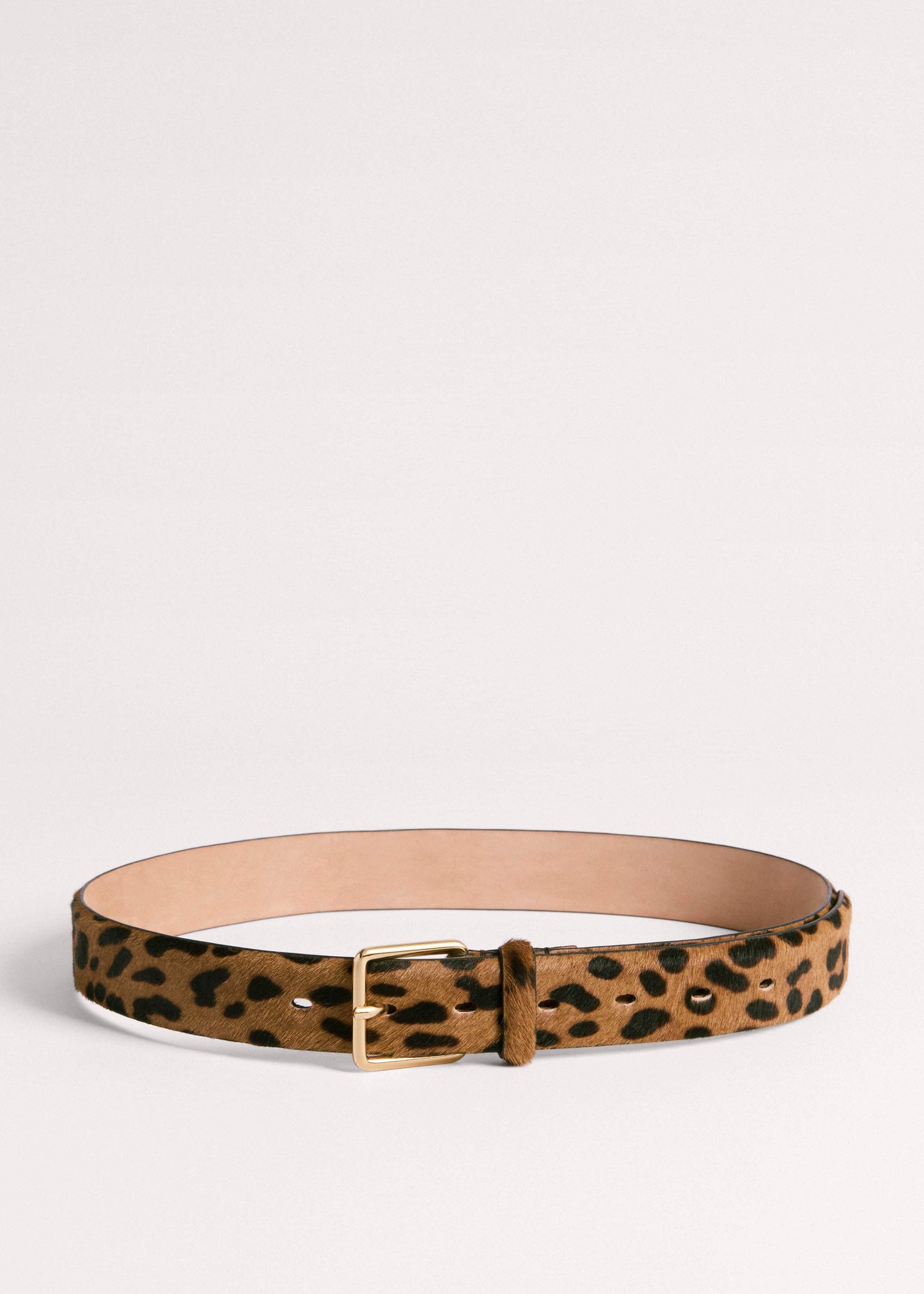 ME and EM Accessories Brown Leopard Print Classic Belt
