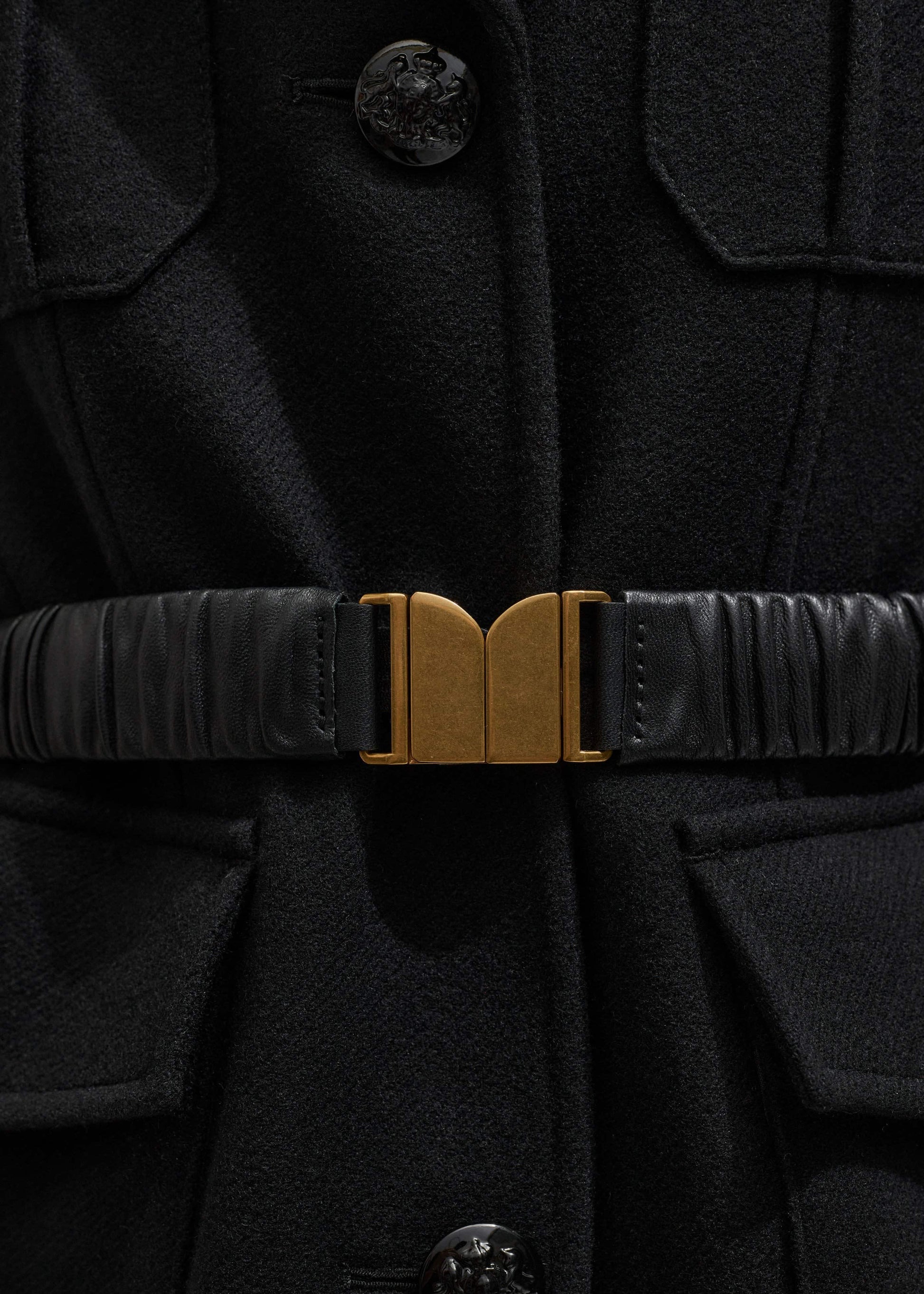 ME and EM Accessories Black Elasticated Belt