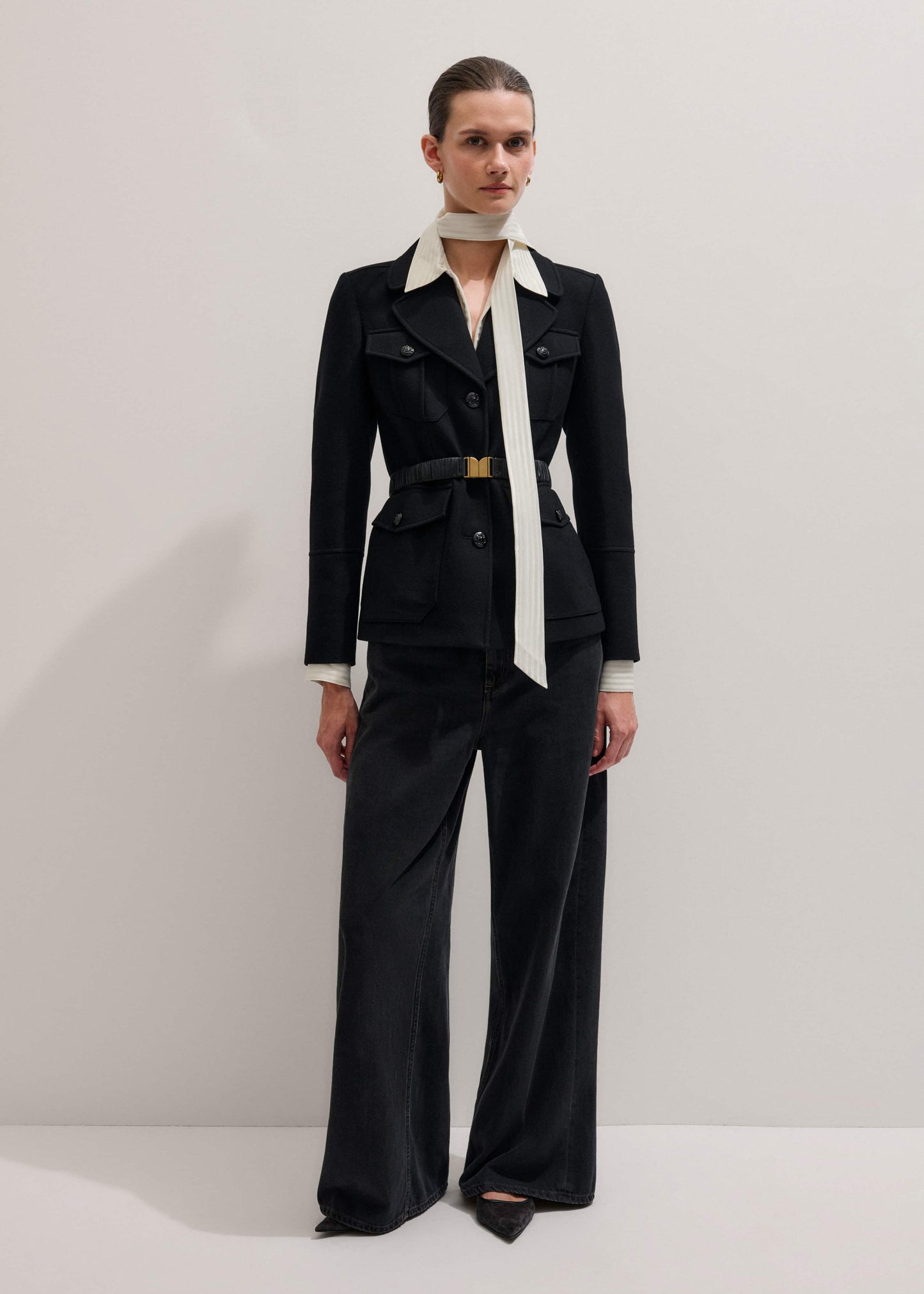 ME and EM Accessories Black Elasticated Belt