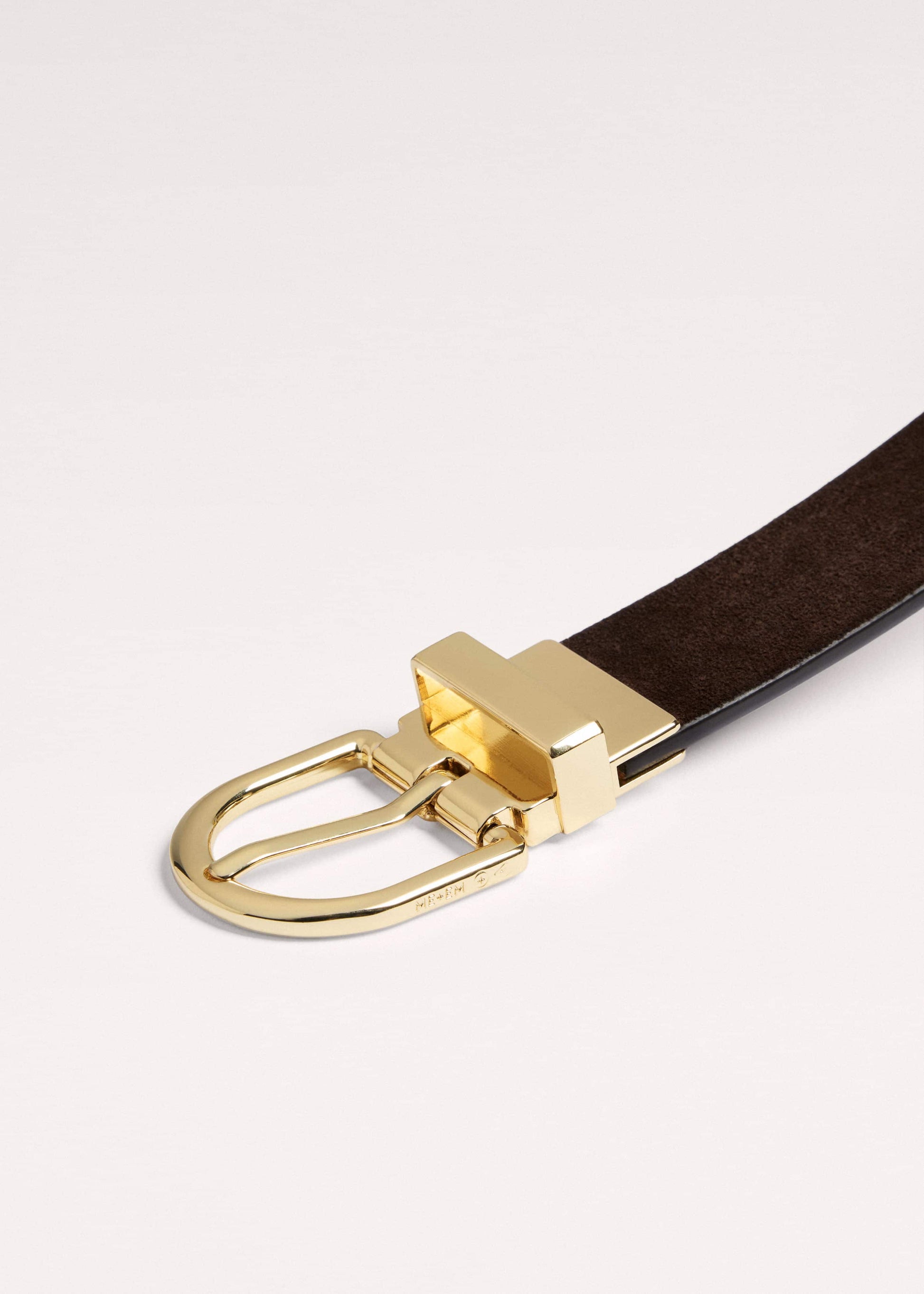 ME and EM Accessories Brown Eyelet Reversible Belt