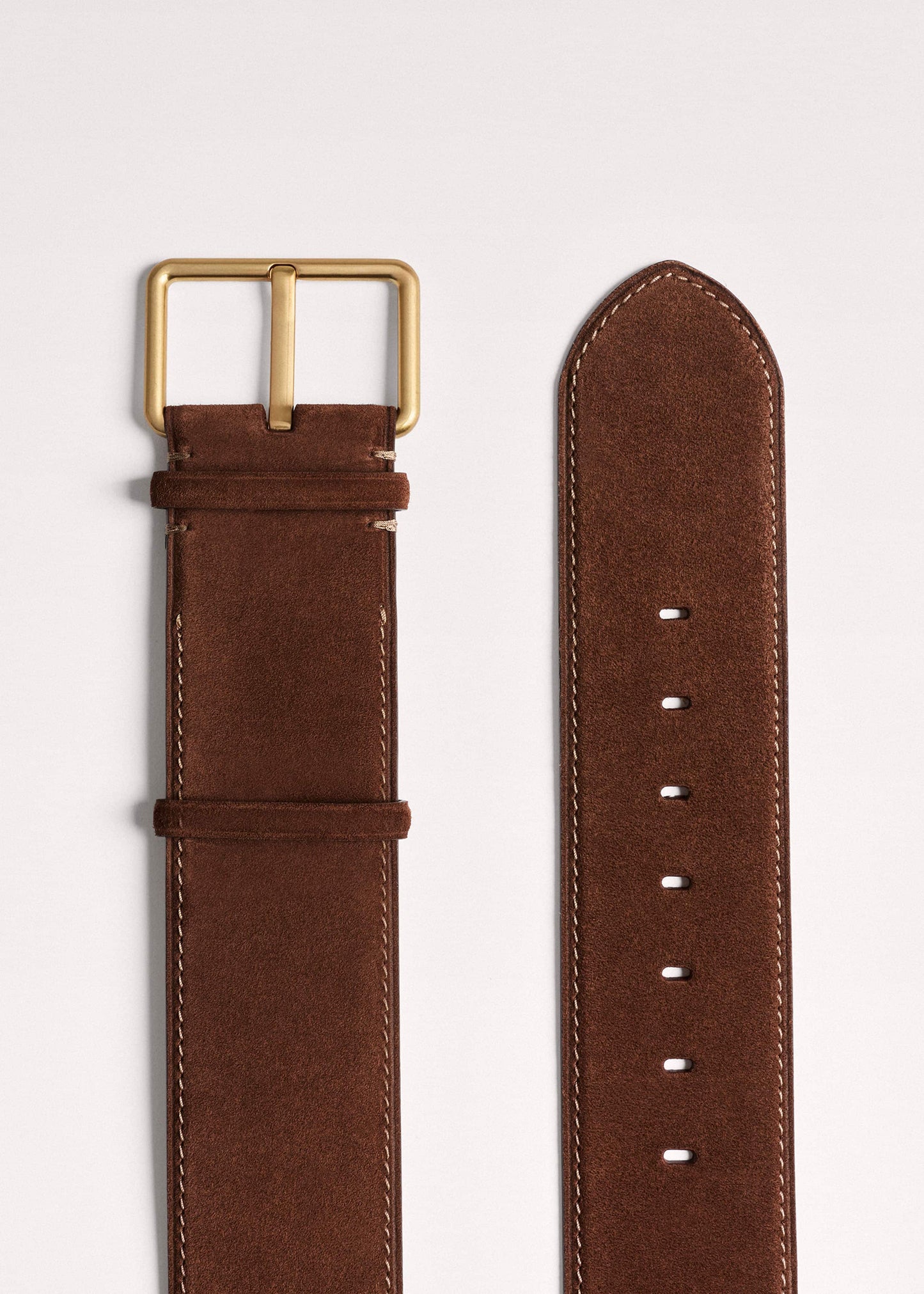 ME and EM Accessories Brown Extra Wide Waisted Belt