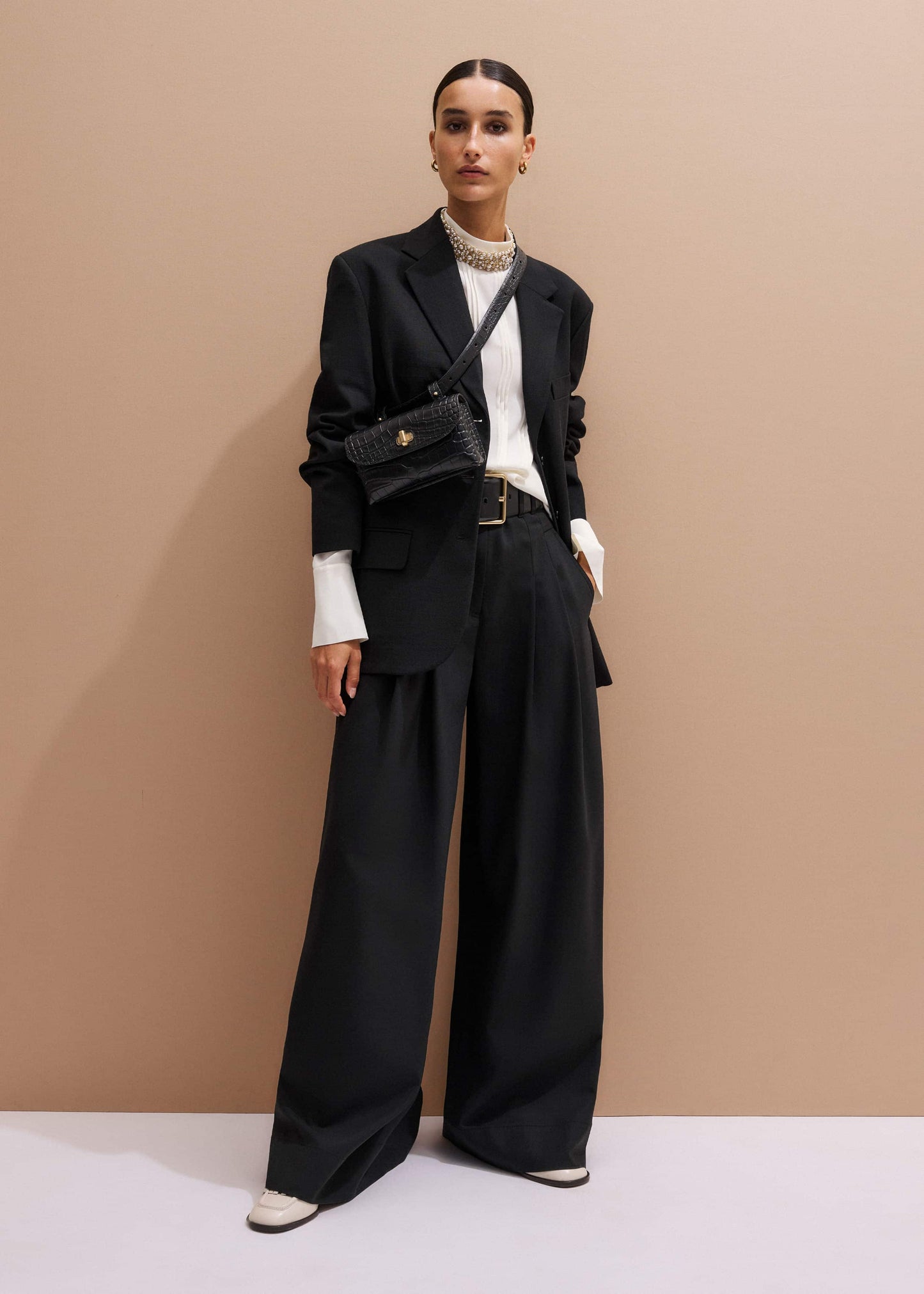 ME and EM Accessories Black Extra Wide Waisted Belt