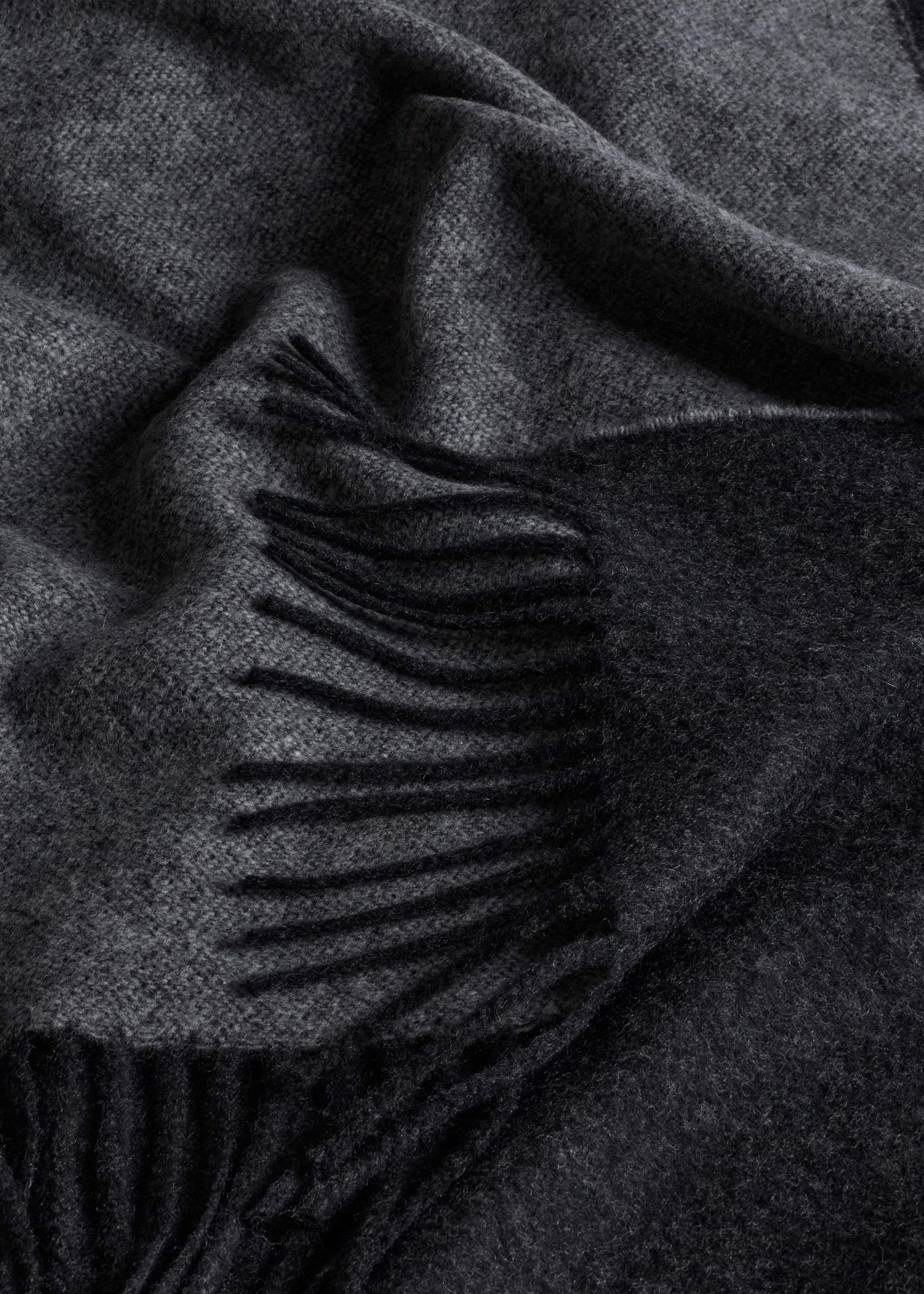 ME and EM Accessories Gray Cashmere Blend Travel Scarf
