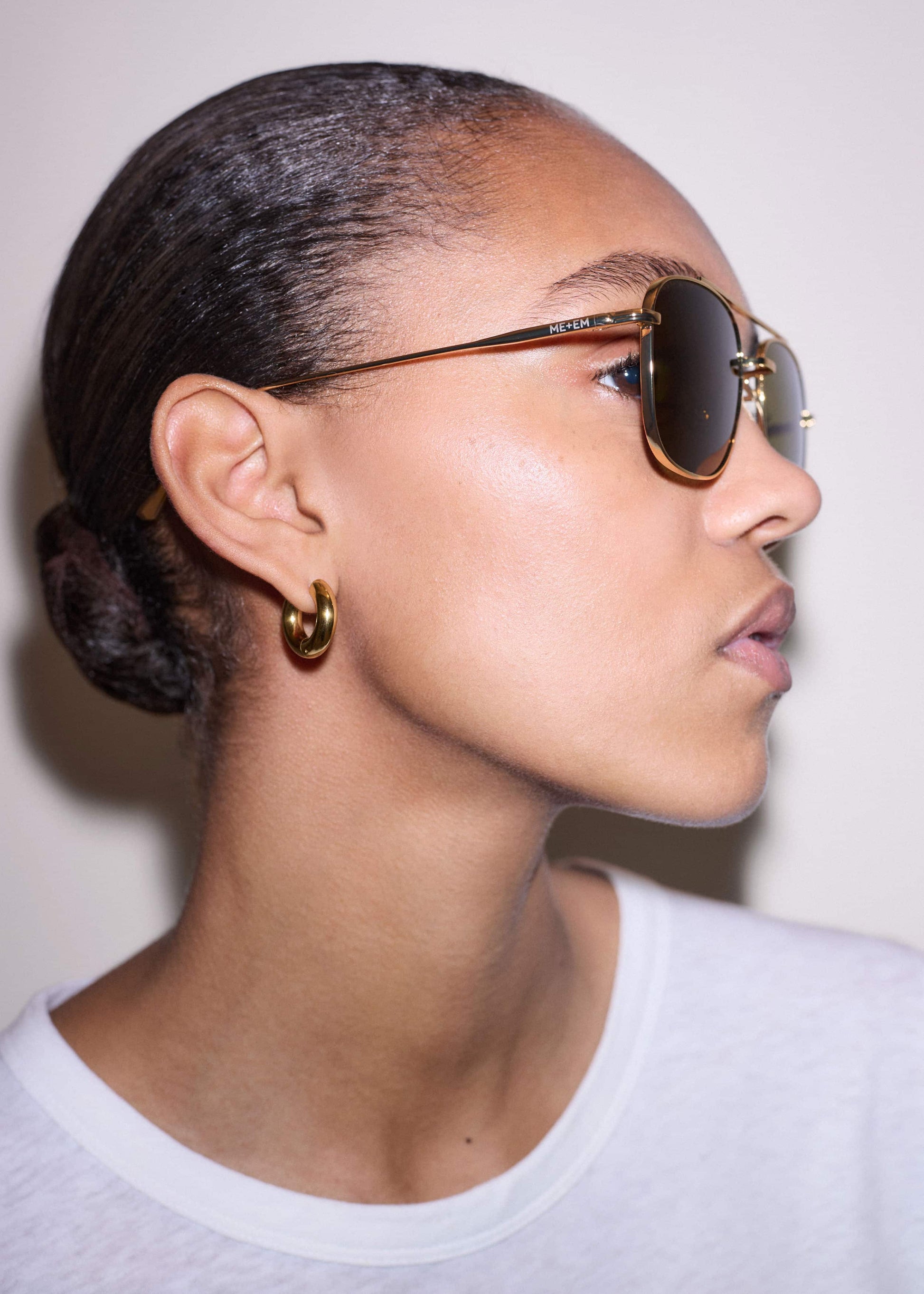 ME and EM Accessories Olive Aviator Sunglasses