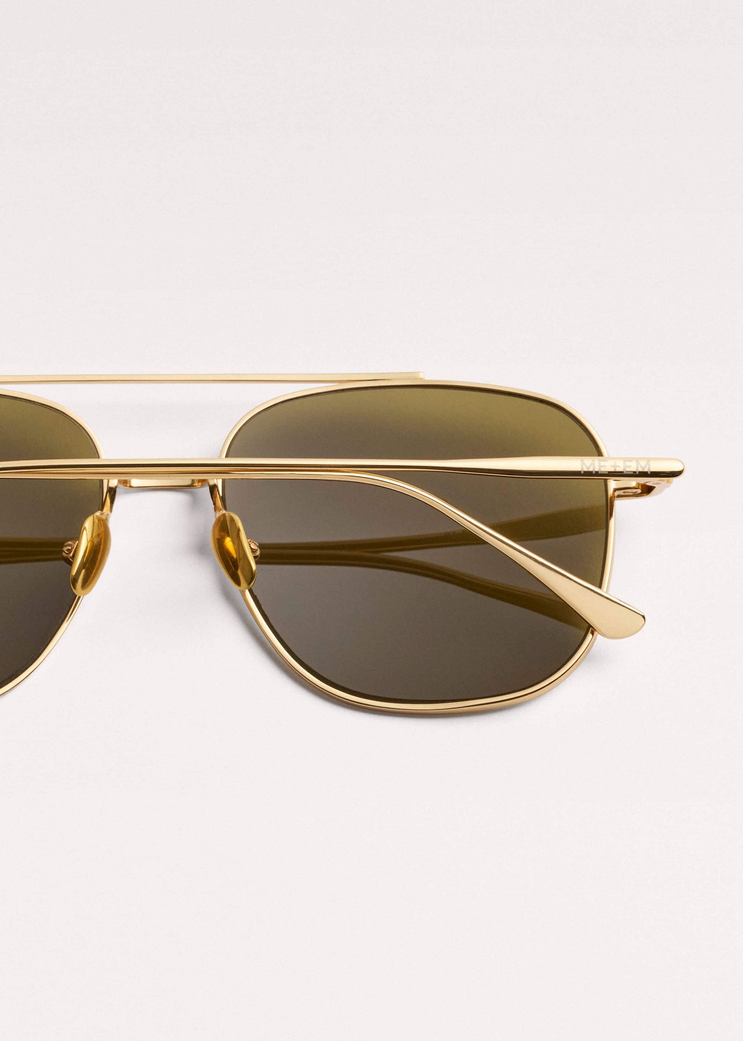 ME and EM Accessories Olive Aviator Sunglasses