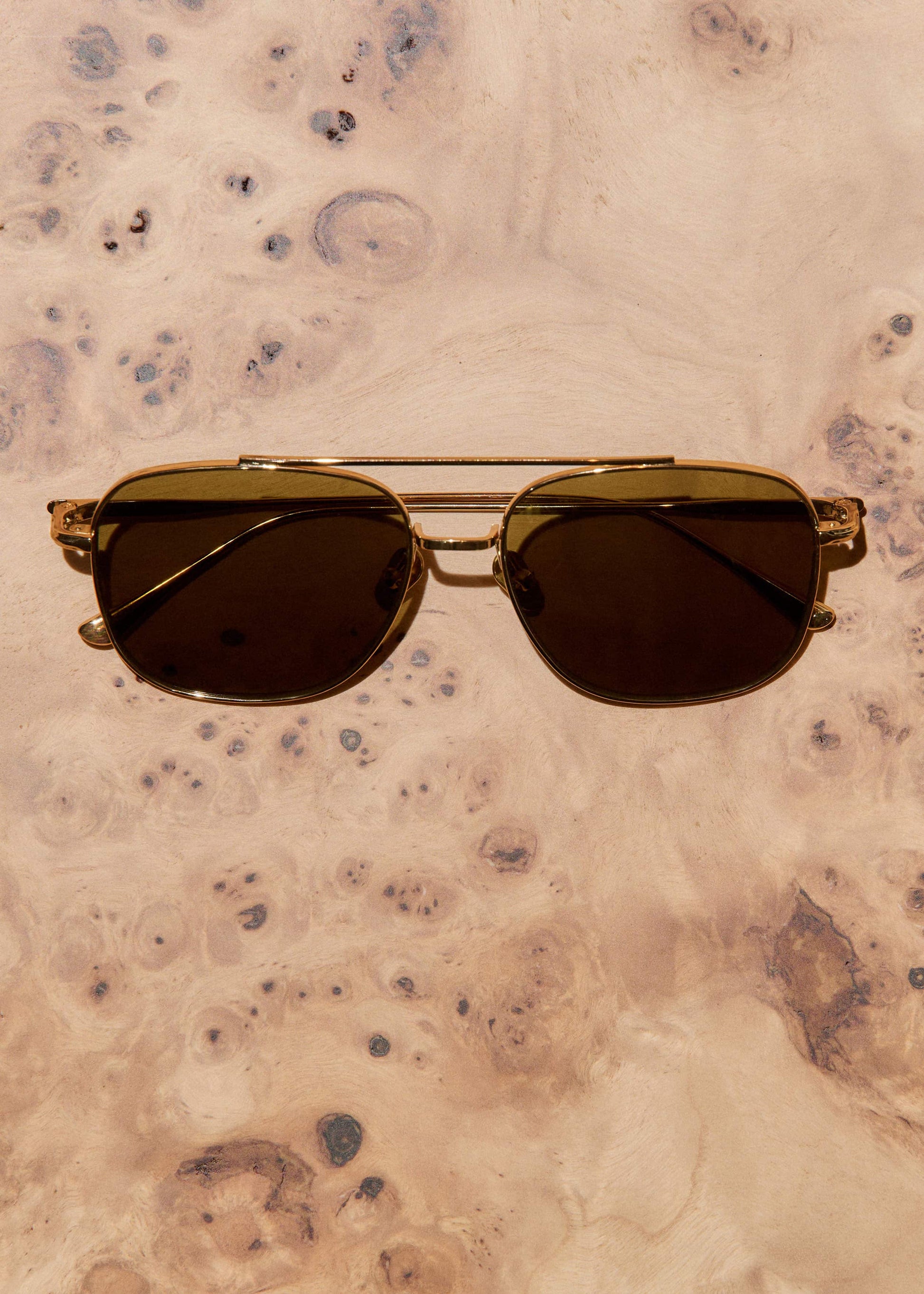 ME and EM Accessories Olive Aviator Sunglasses