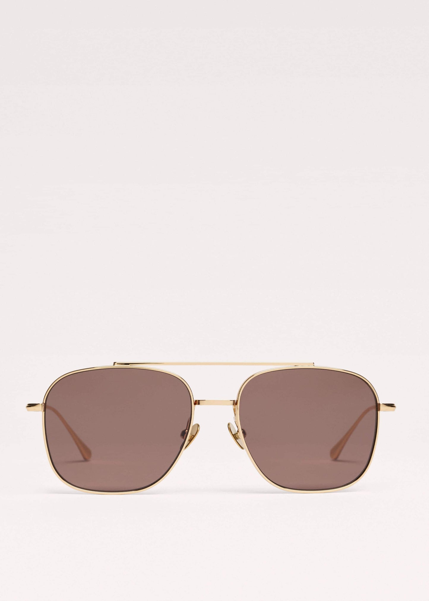 ME and EM Accessories Chocolate Brown Aviator Sunglasses