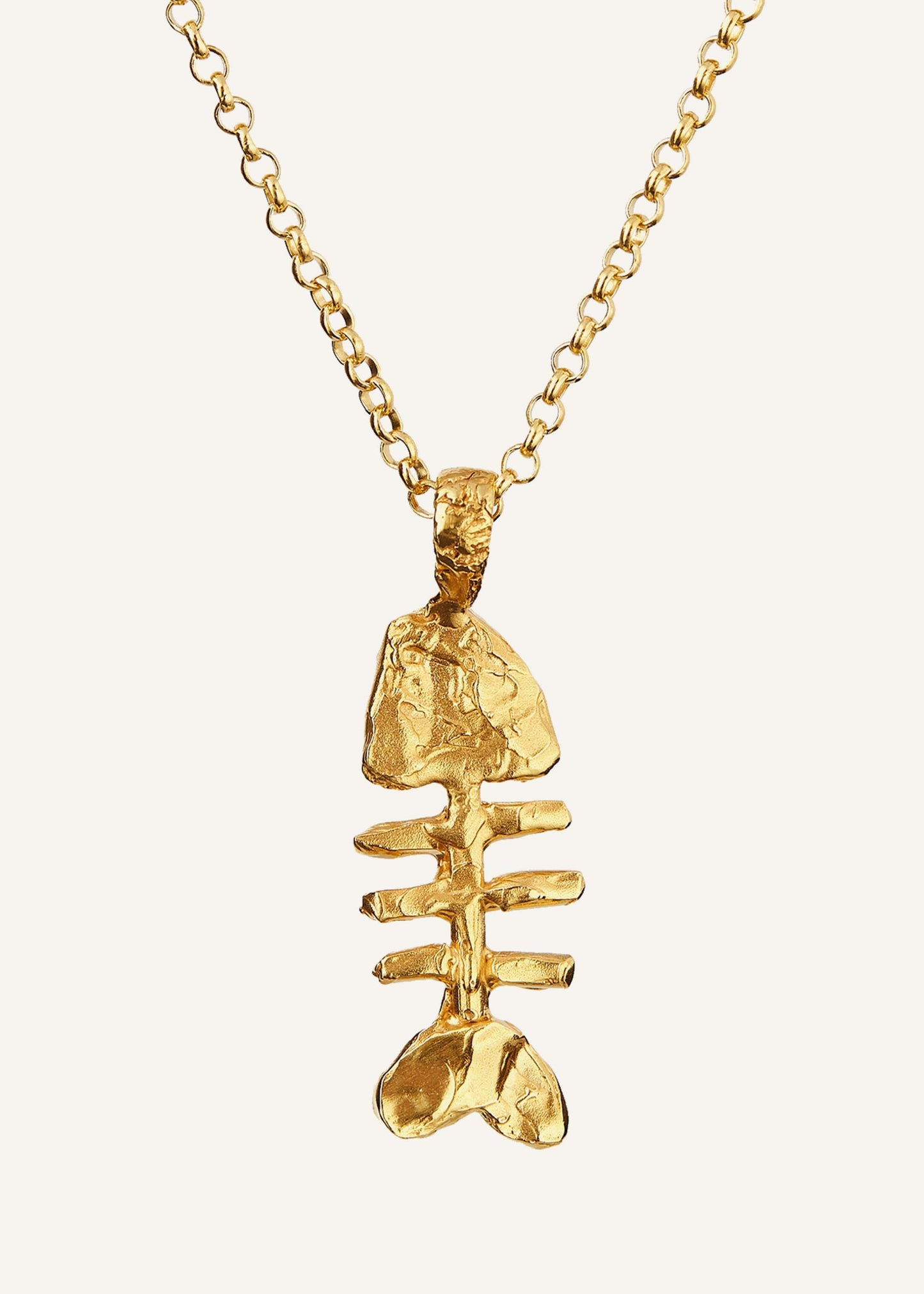 ME and EM Accessories Gold Silhouette Of Summer Necklace