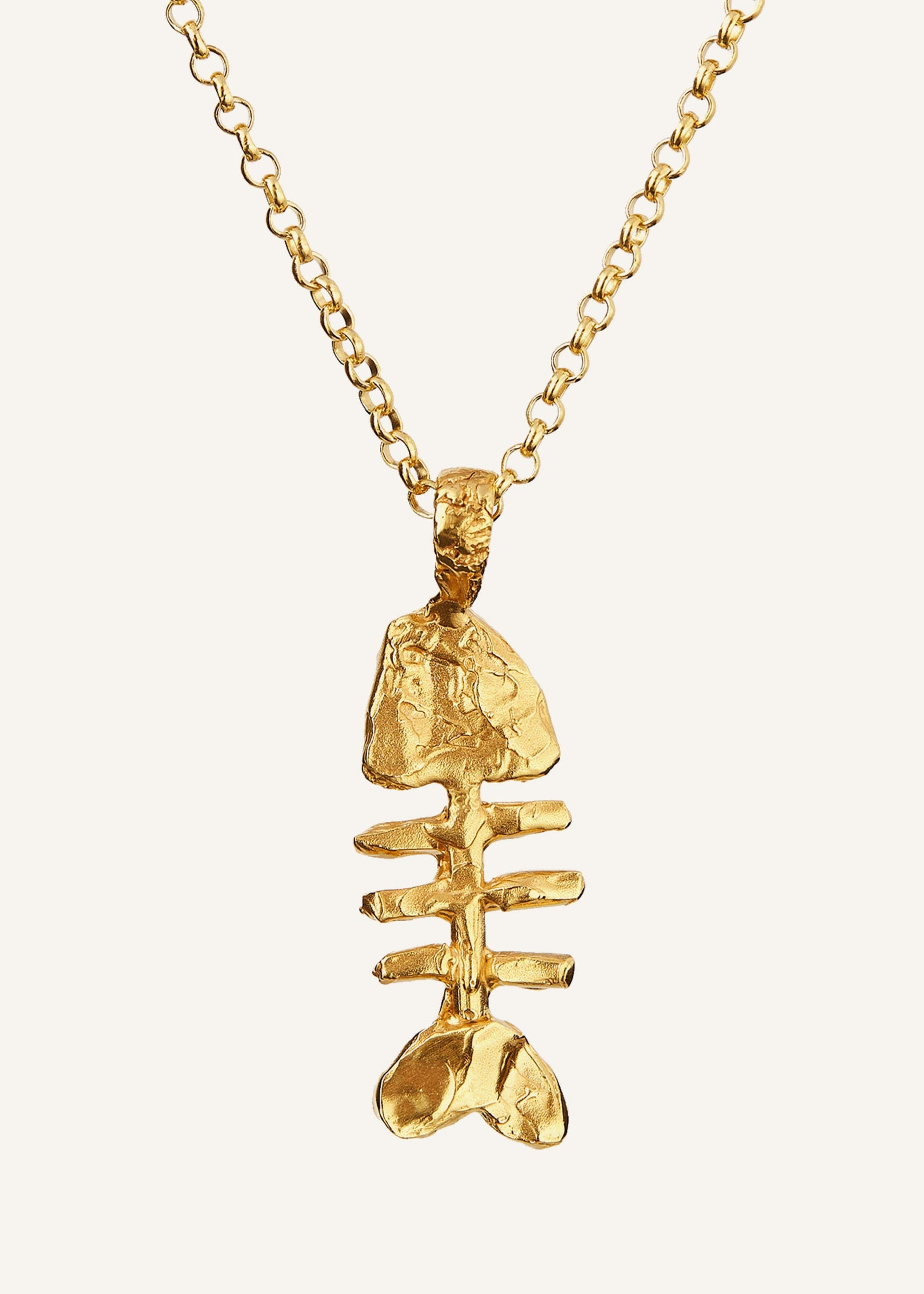 ME and EM Accessories Gold Silhouette Of Summer Necklace