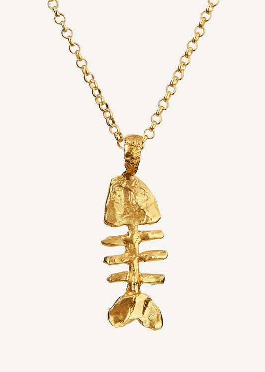 ME and EM Accessories Gold Silhouette Of Summer Necklace