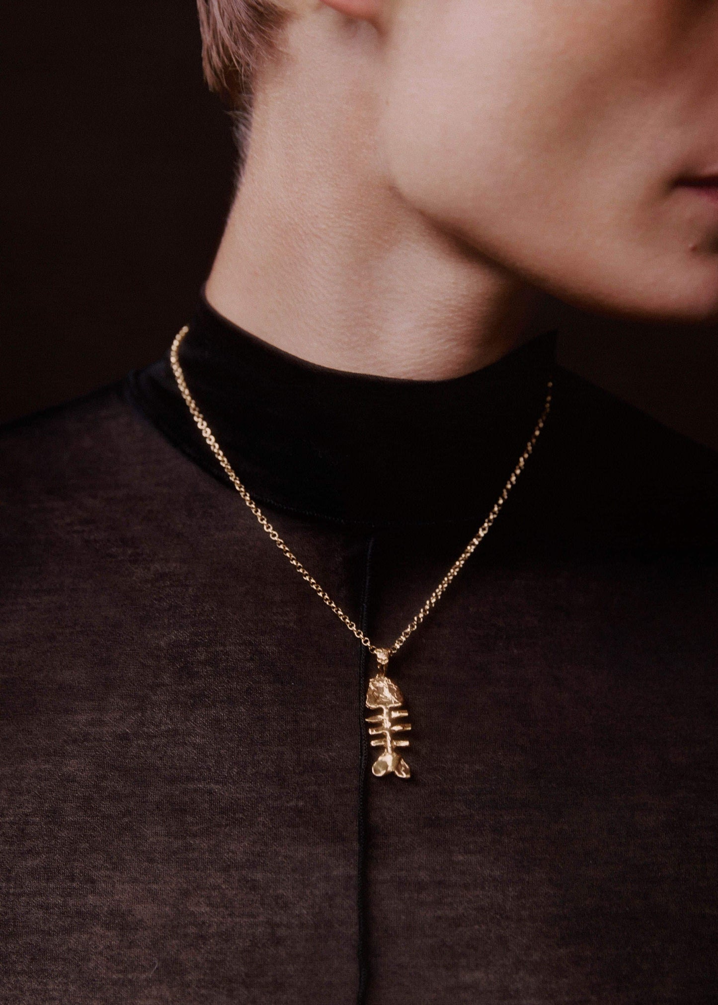 ME and EM Accessories Gold Silhouette Of Summer Necklace
