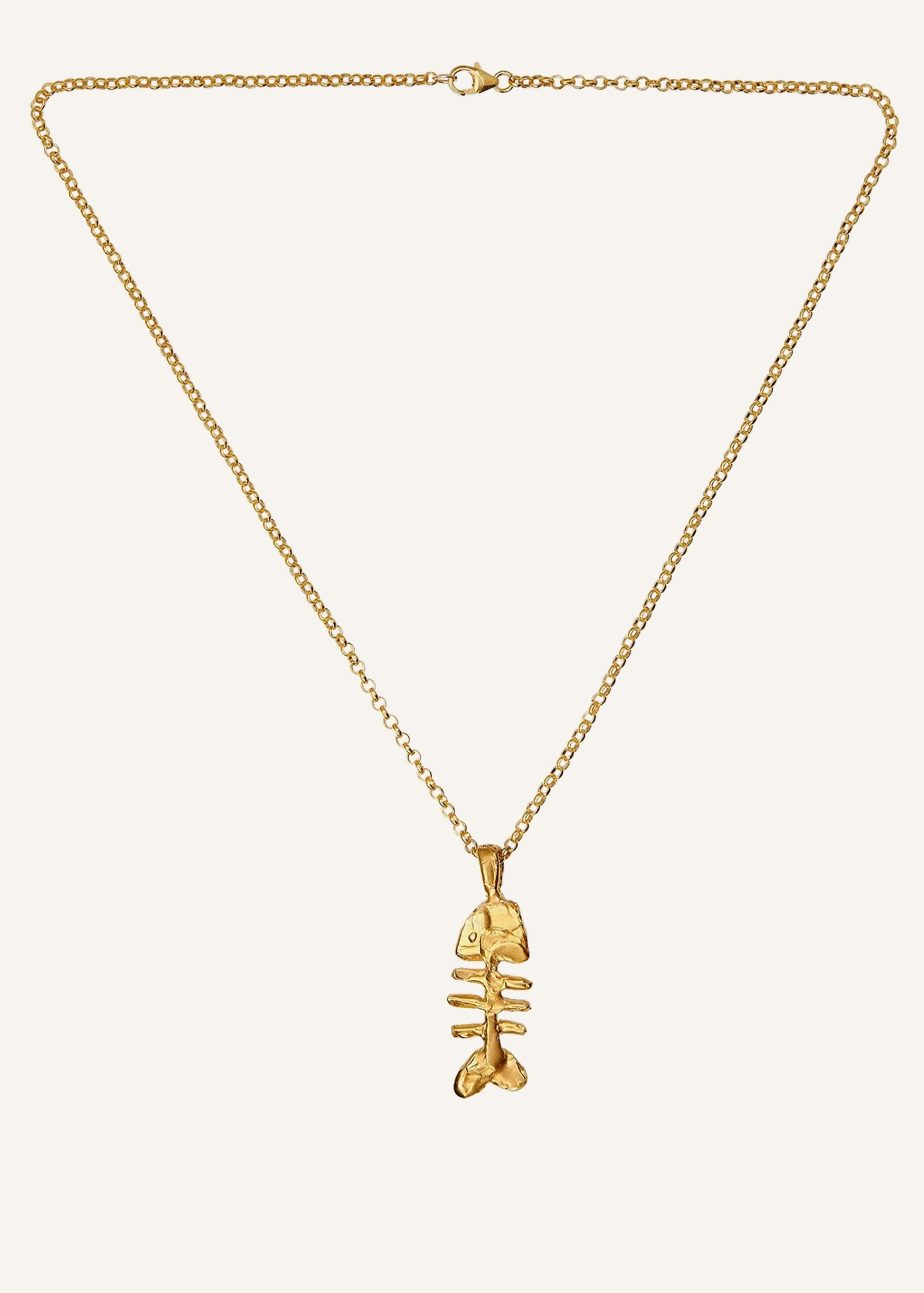 ME and EM Accessories Gold Silhouette Of Summer Necklace
