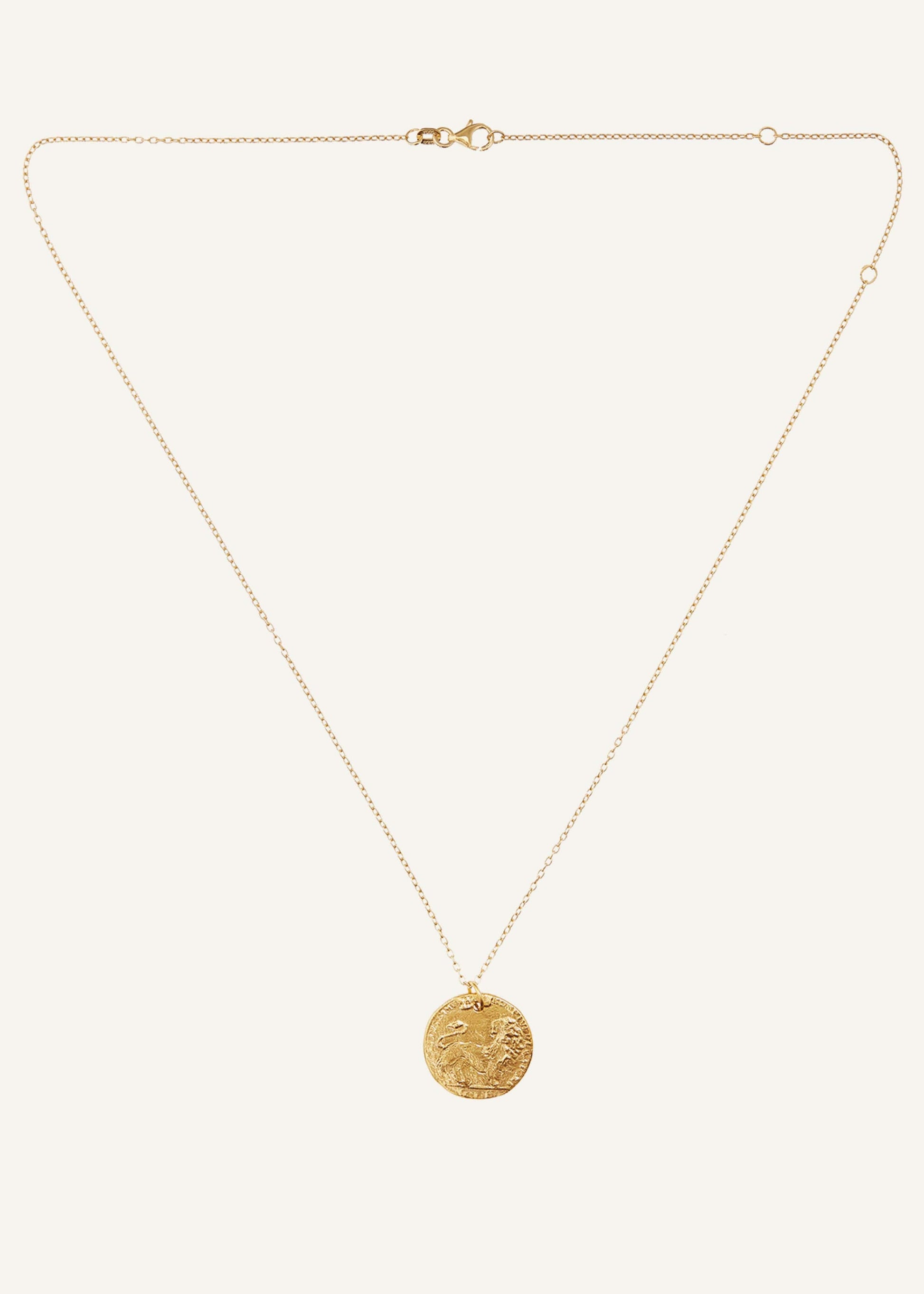 ME and EM Accessories Gold Medium Leone Necklace