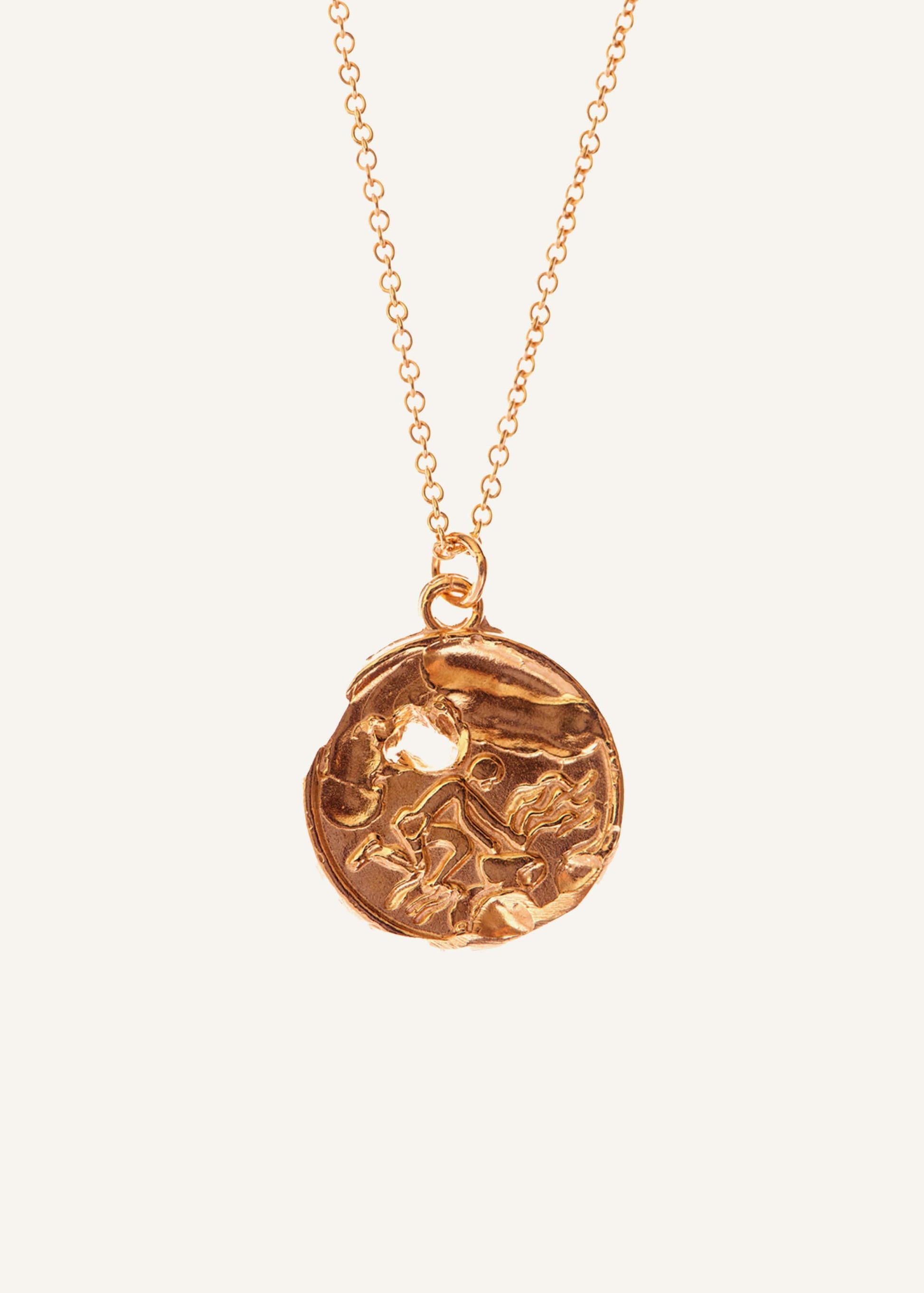 ME and EM Accessories Gold Aquarius Necklace