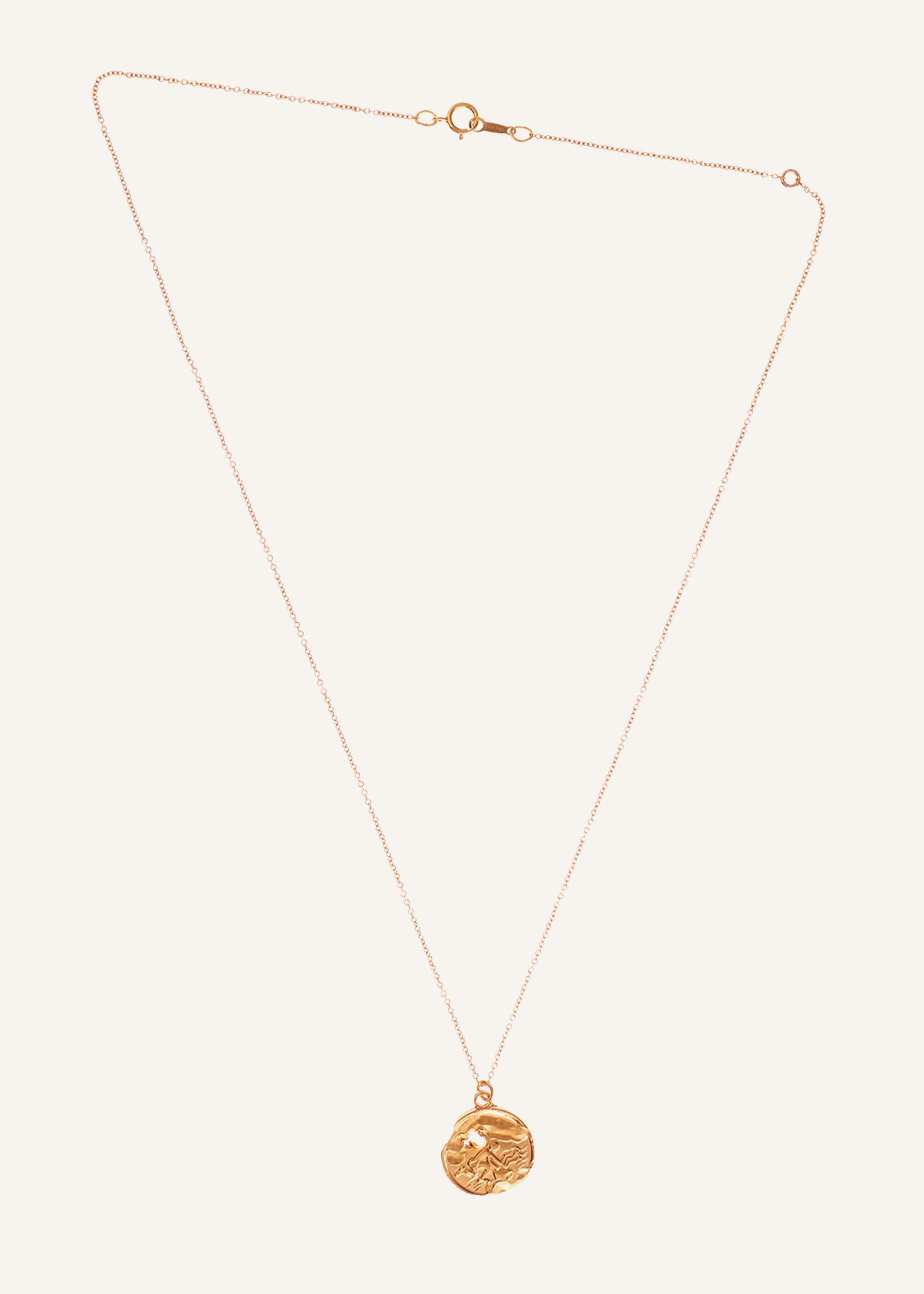 ME and EM Accessories Gold Aquarius Necklace