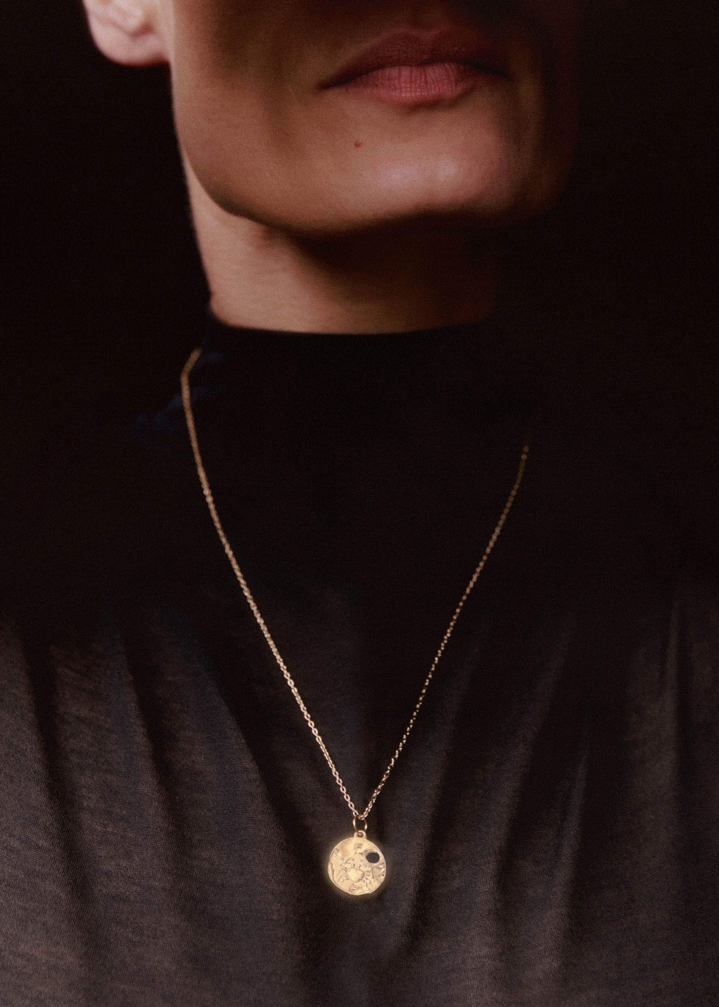 ME and EM Accessories Gold Cancer Necklace