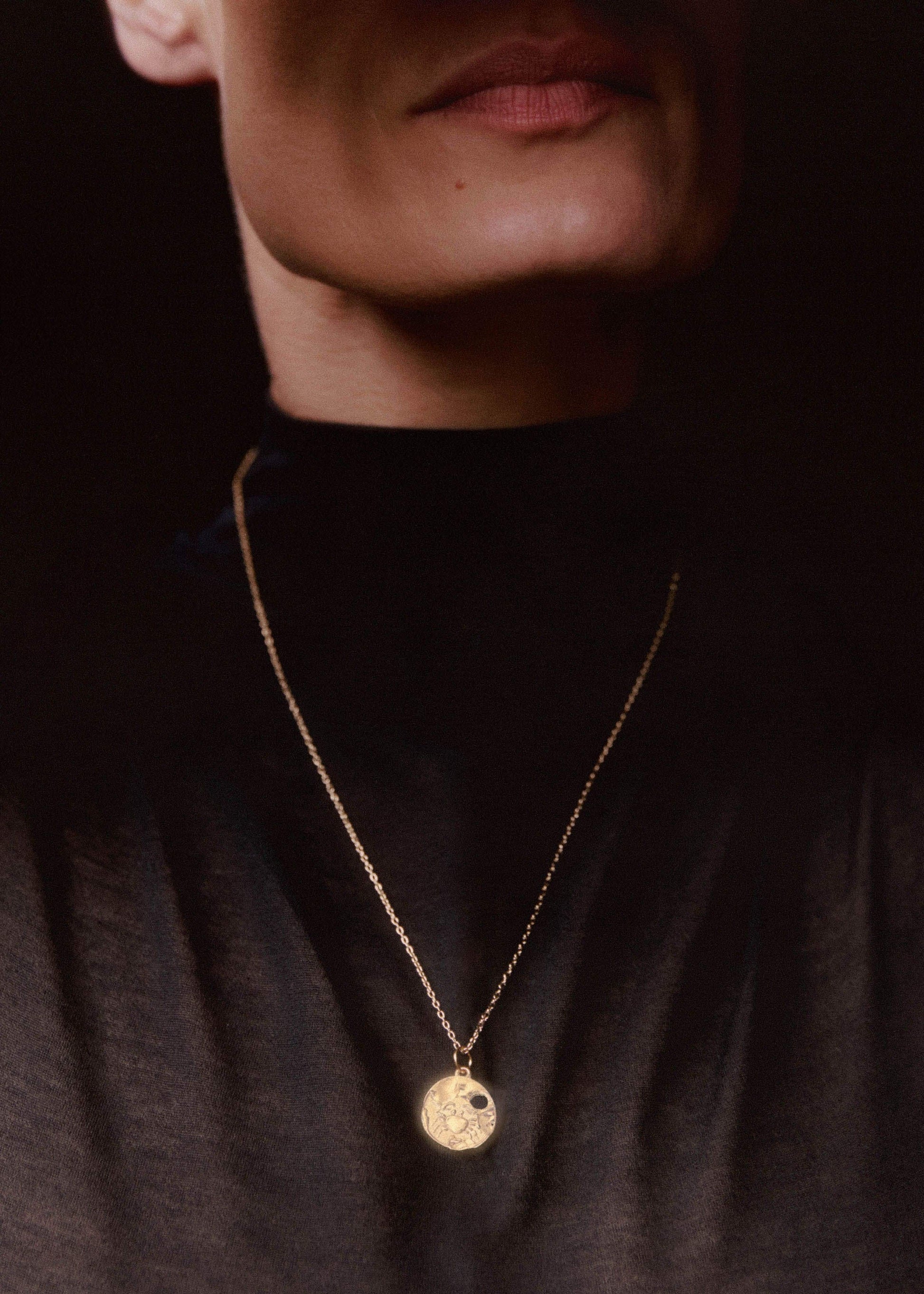 ME and EM Accessories Gold Cancer Necklace
